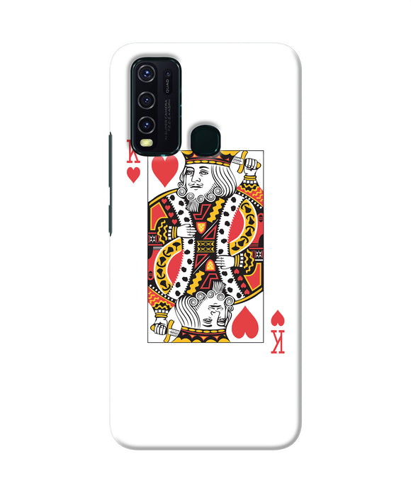 Heart King Card Vivo Y30 / Y50 Back Cover