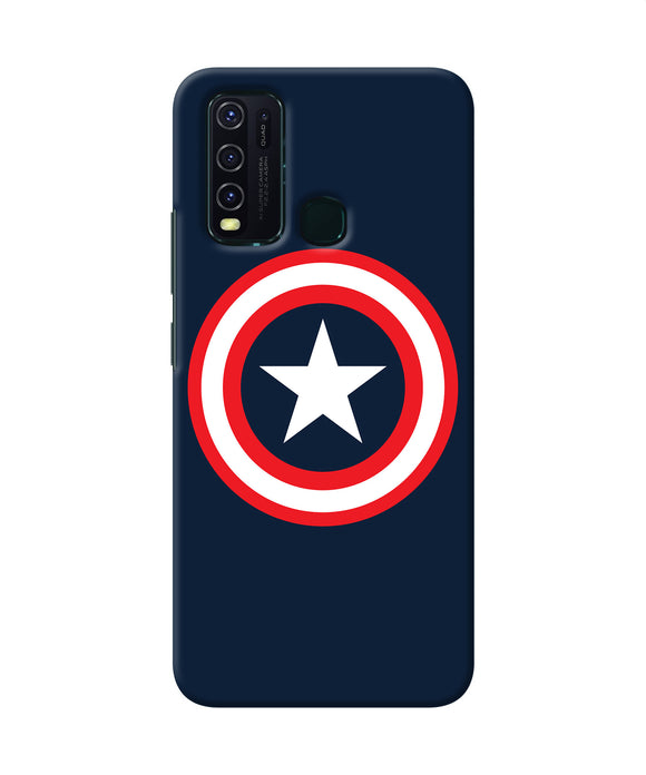 Captain America Logo Vivo Y30 / Y50 Back Cover