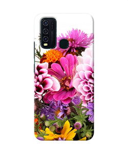 Natural Flowers Vivo Y30 / Y50 Back Cover