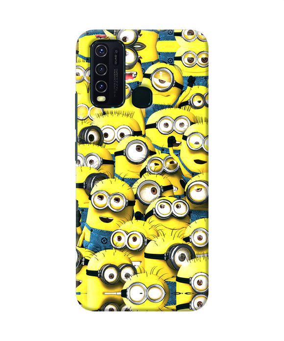 Minions Mini Crowd Vivo Y30 / Y50 Back Cover