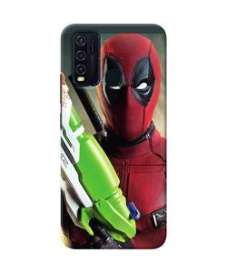 Deadpool Funny Gun Vivo Y30 / Y50 Back Cover