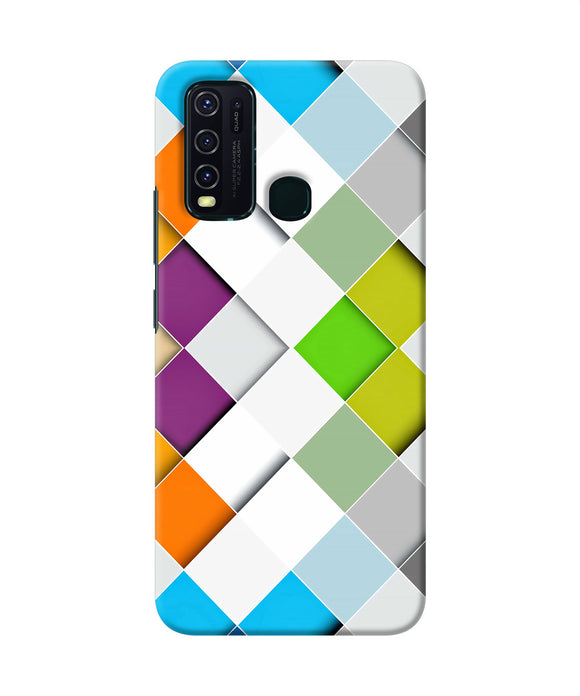 Abstract Color Box Vivo Y30 / Y50 Back Cover