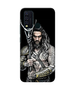 Aquaman Trident Black Vivo Y30 / Y50 Back Cover