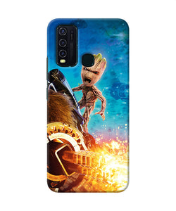 Groot Angry Vivo Y30 / Y50 Back Cover