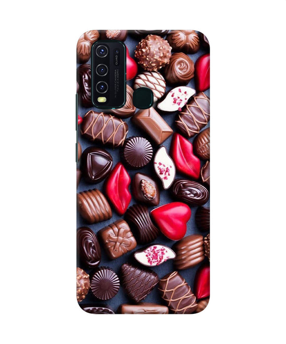 Valentine Special Chocolates Vivo Y30 / Y50 Back Cover