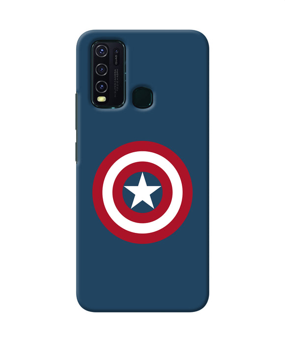 Captain America Logo Vivo Y30 / Y50 Back Cover