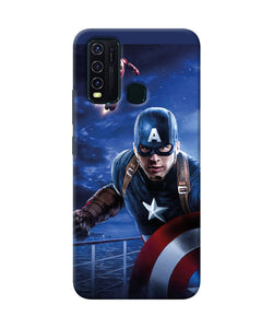 Captain With Ironman Vivo Y30 / Y50 Back Cover