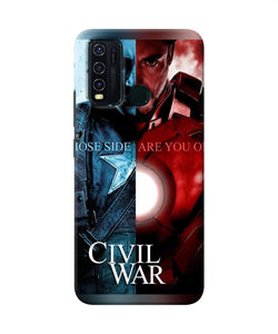 Civil War Vivo Y30 / Y50 Back Cover