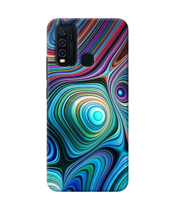 Abstract Coloful Waves Vivo Y30 / Y50 Back Cover