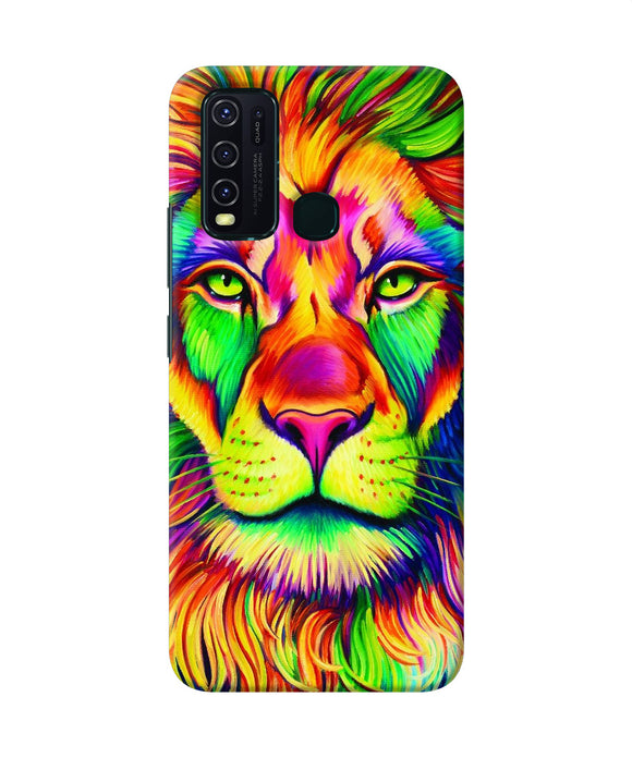 Lion Color Poster Vivo Y30 / Y50 Back Cover