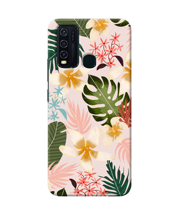 Leaf Print Vivo Y30 / Y50 Back Cover