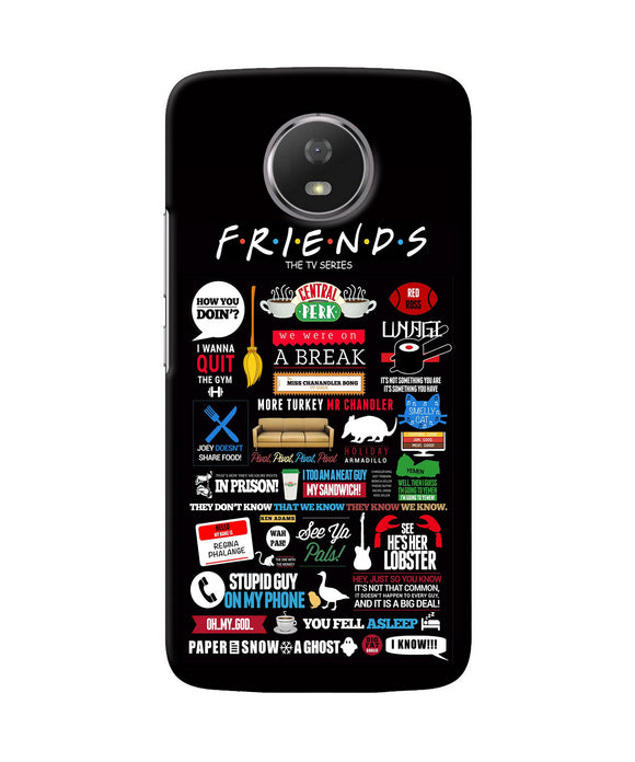 Friends Moto G5s Back Cover