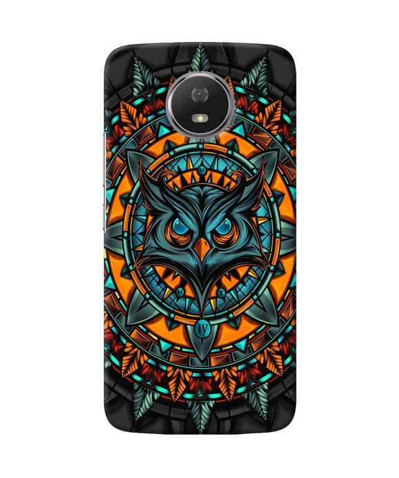 Angry Owl Art Moto G5s Back Cover