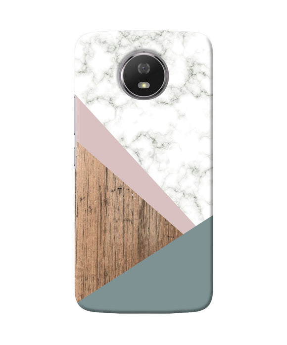 Marble Wood Abstract Moto G5s Back Cover