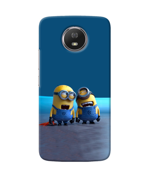 Minion Laughing Moto G5s Back Cover