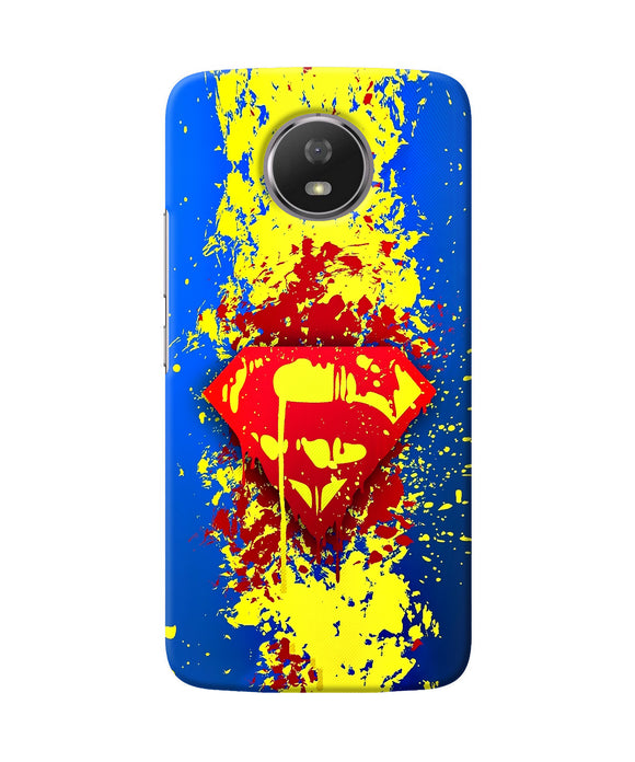 Superman Logo Moto G5s Back Cover