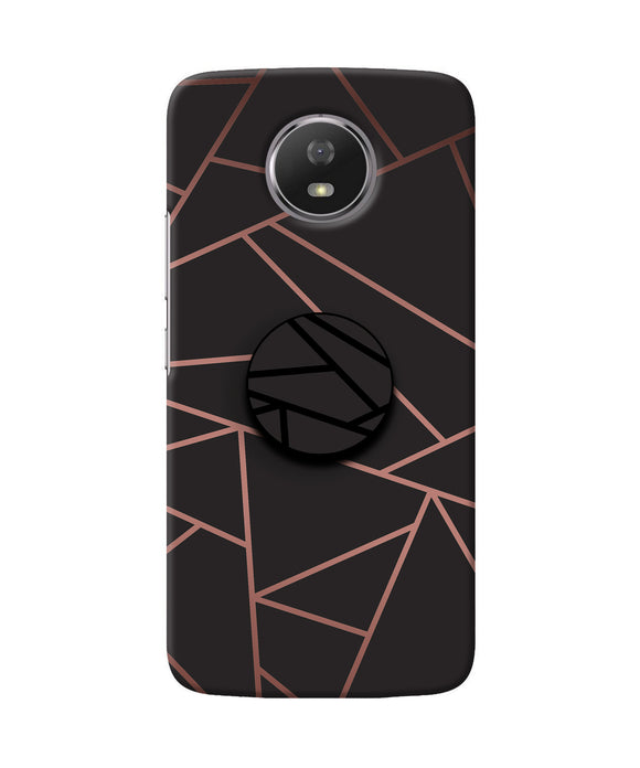 Geometric Pattern Moto G5S Pop Case