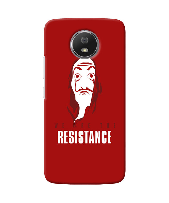 Money Heist Resistance Quote Moto G5S Back Cover
