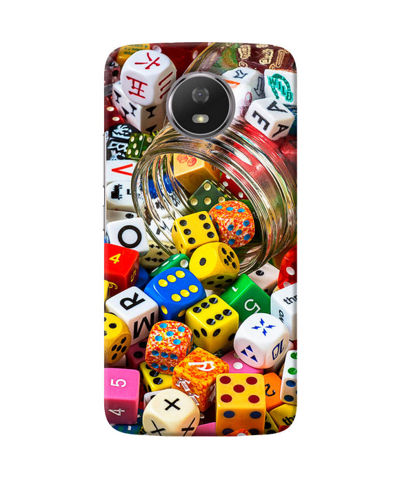 Colorful Dice Moto G5S Back Cover