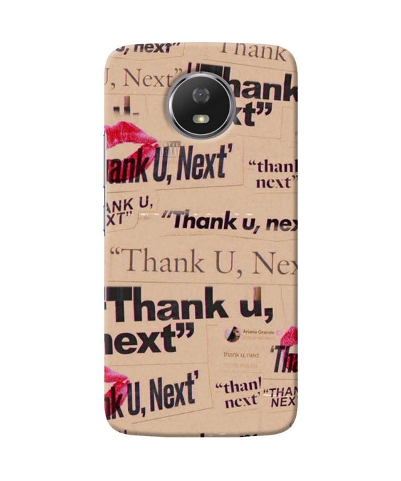 Thank You Next Moto G5s Back Cover