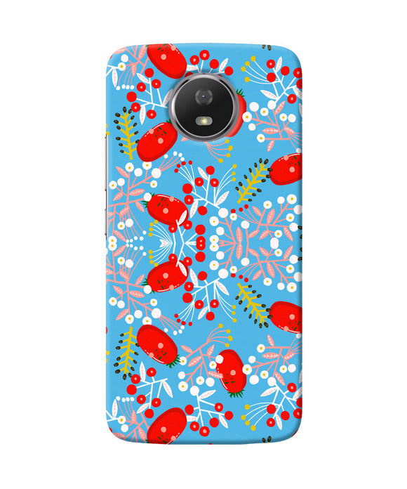 Small Red Animation Pattern Moto G5s Back Cover