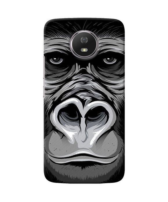 Black Chimpanzee Moto G5s Back Cover
