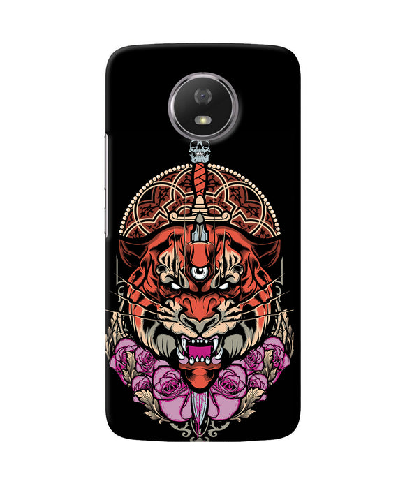 Abstract Tiger Moto G5s Back Cover