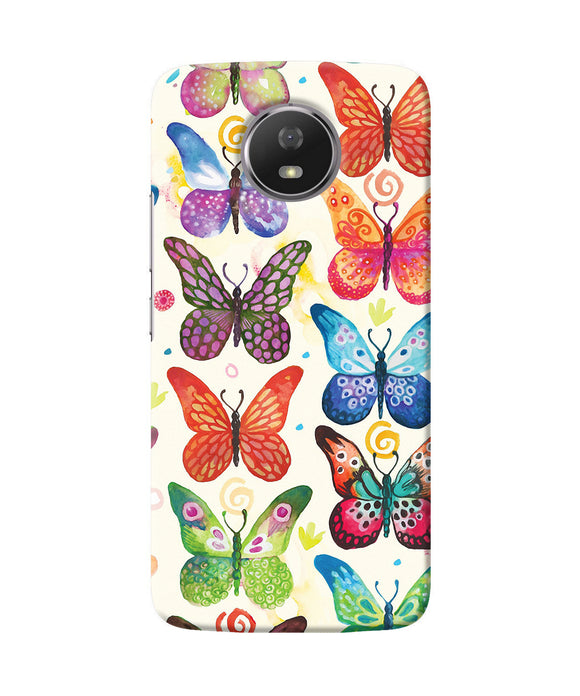 Abstract Butterfly Print Moto G5s Back Cover