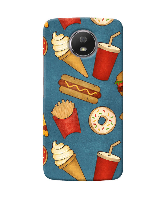 Abstract Food Print Moto G5s Back Cover