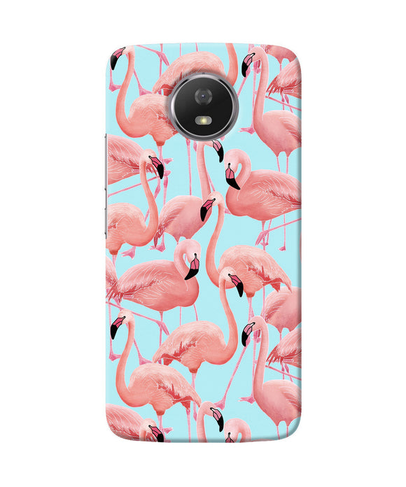 Abstract Sheer Bird Print Moto G5s Back Cover