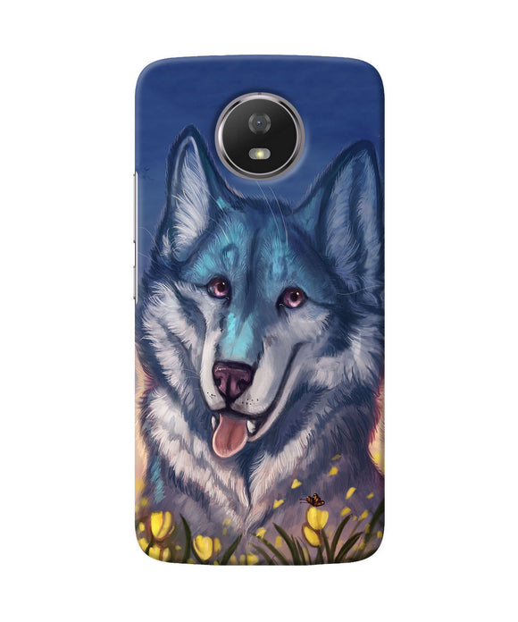 Cute Wolf Moto G5s Back Cover