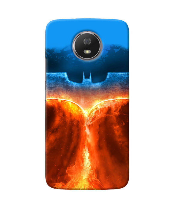 Burning Batman Logo Moto G5s Back Cover