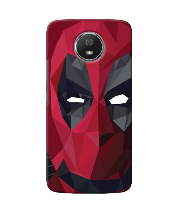 Abstract Deadpool Mask Moto G5s Back Cover