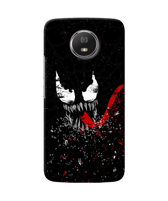 Venom Black Poster Moto G5s Back Cover