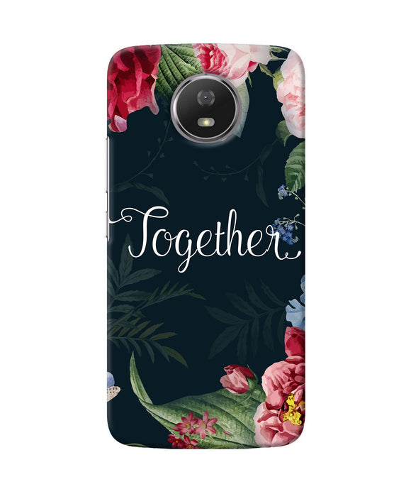 Together Flower Moto G5s Back Cover