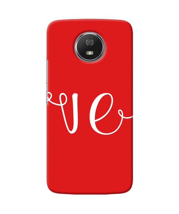 Love Two Moto G5s Back Cover