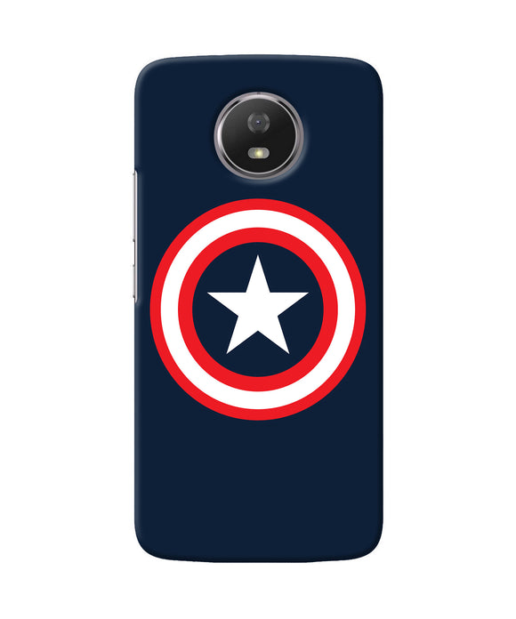 Captain America Logo Moto G5s Back Cover