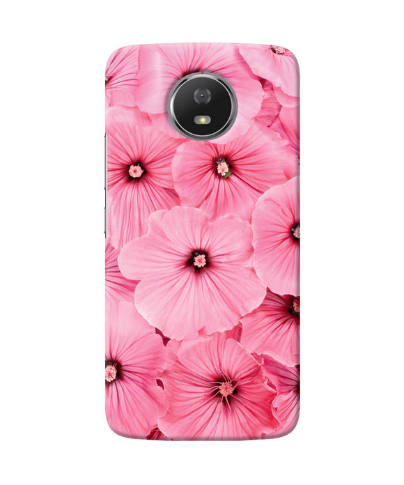 Pink Flowers Moto G5s Back Cover
