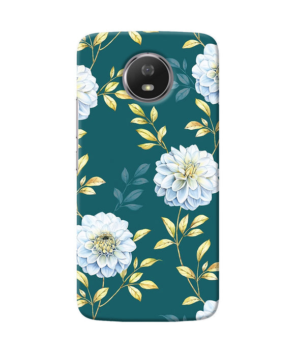 Flower Canvas Moto G5s Back Cover
