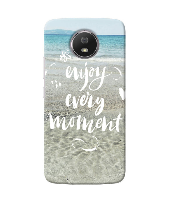 Enjoy Every Moment Sea Moto G5s Back Cover