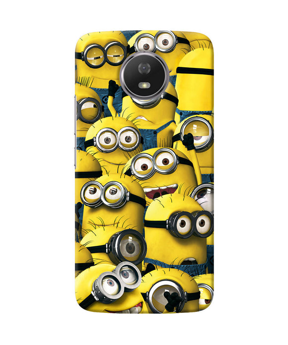 Minions Crowd Moto G5s Back Cover