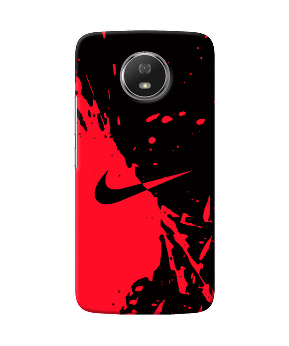 Nike Red Black Poster Moto G5s Back Cover