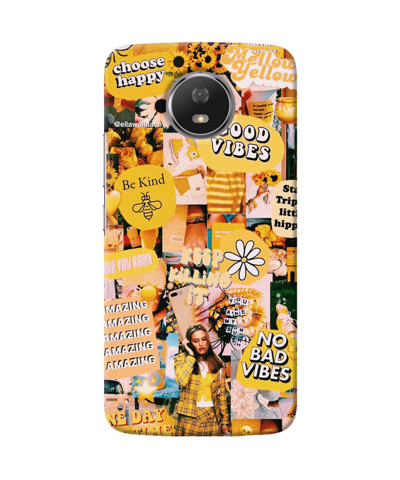 Good Vibes Poster Moto G5s Back Cover