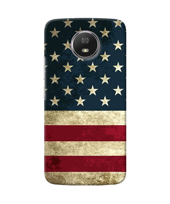 Vintage Us Flag Moto G5s Back Cover