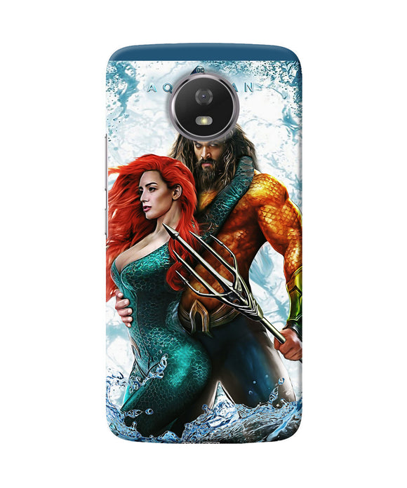 Aquaman Couple Water Moto G5s Back Cover