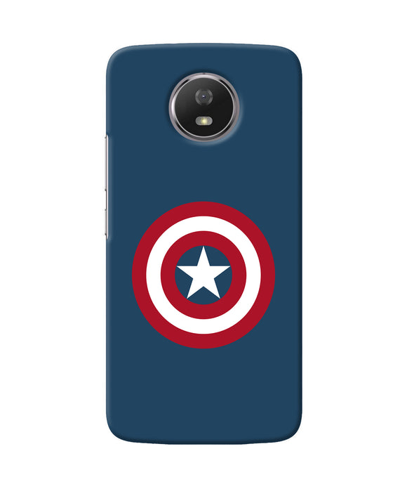 Captain America Logo Moto G5s Back Cover
