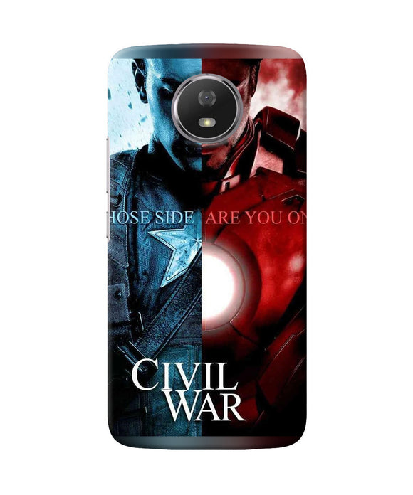 Civil War Moto G5s Back Cover