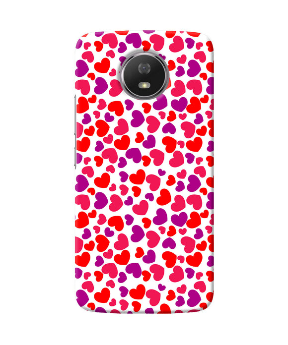 Red Heart Canvas Print Moto G5s Back Cover