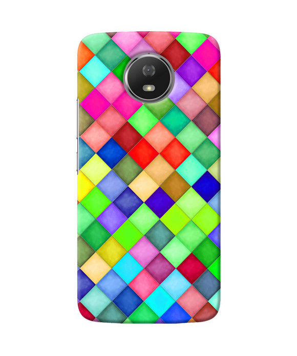 Abstract Colorful Squares Moto G5s Back Cover