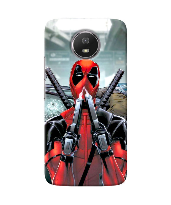 Deadpool With Gun Moto G5s Back Cover